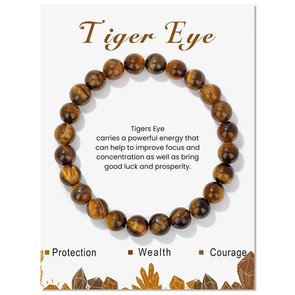 Aria | Bracelet en Cristal Naturel avec Propriétés Curatives | Équilibre et Énergie Positive 17