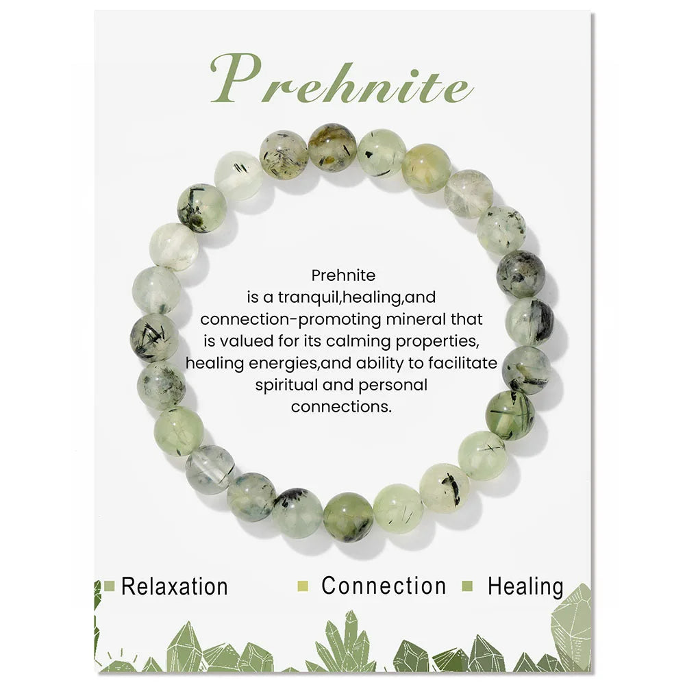Aria | Bracelet en Cristal Naturel avec Propriétés Curatives | Équilibre et Énergie Positive 19
