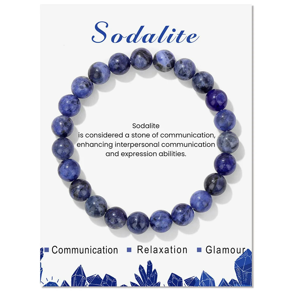 Aria | Bracelet en Cristal Naturel avec Propriétés Curatives | Équilibre et Énergie Positive 22
