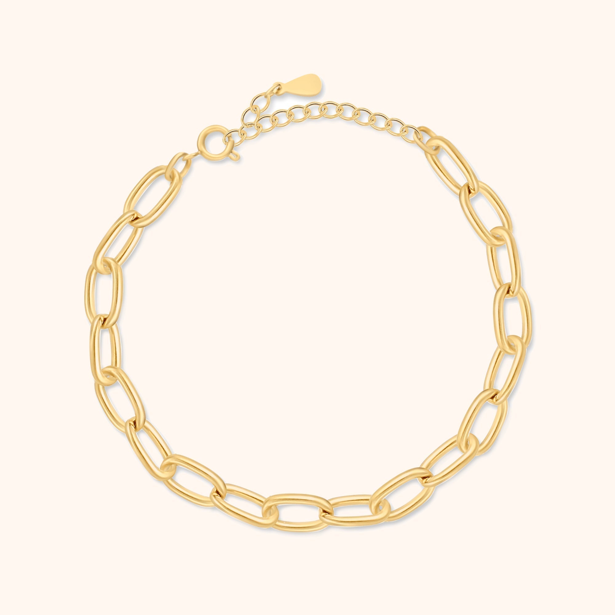 Lucia - Bracelet chaîne en argent 925 réglable et moderne