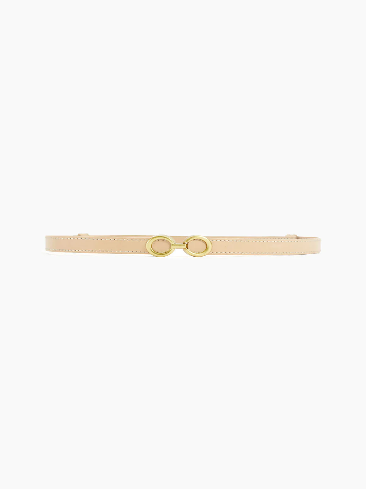 LuxeRing Belt - Ceinture Cuir Femme Boucle Anneau