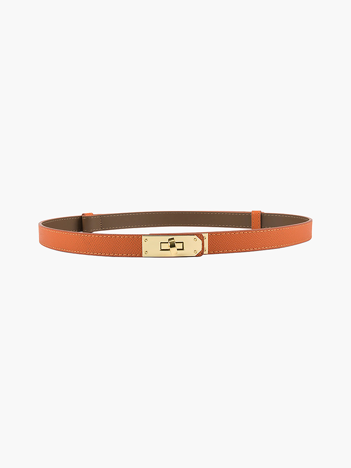 GlamBelt - Ceinture Femme Réglable Boucle Dorée
