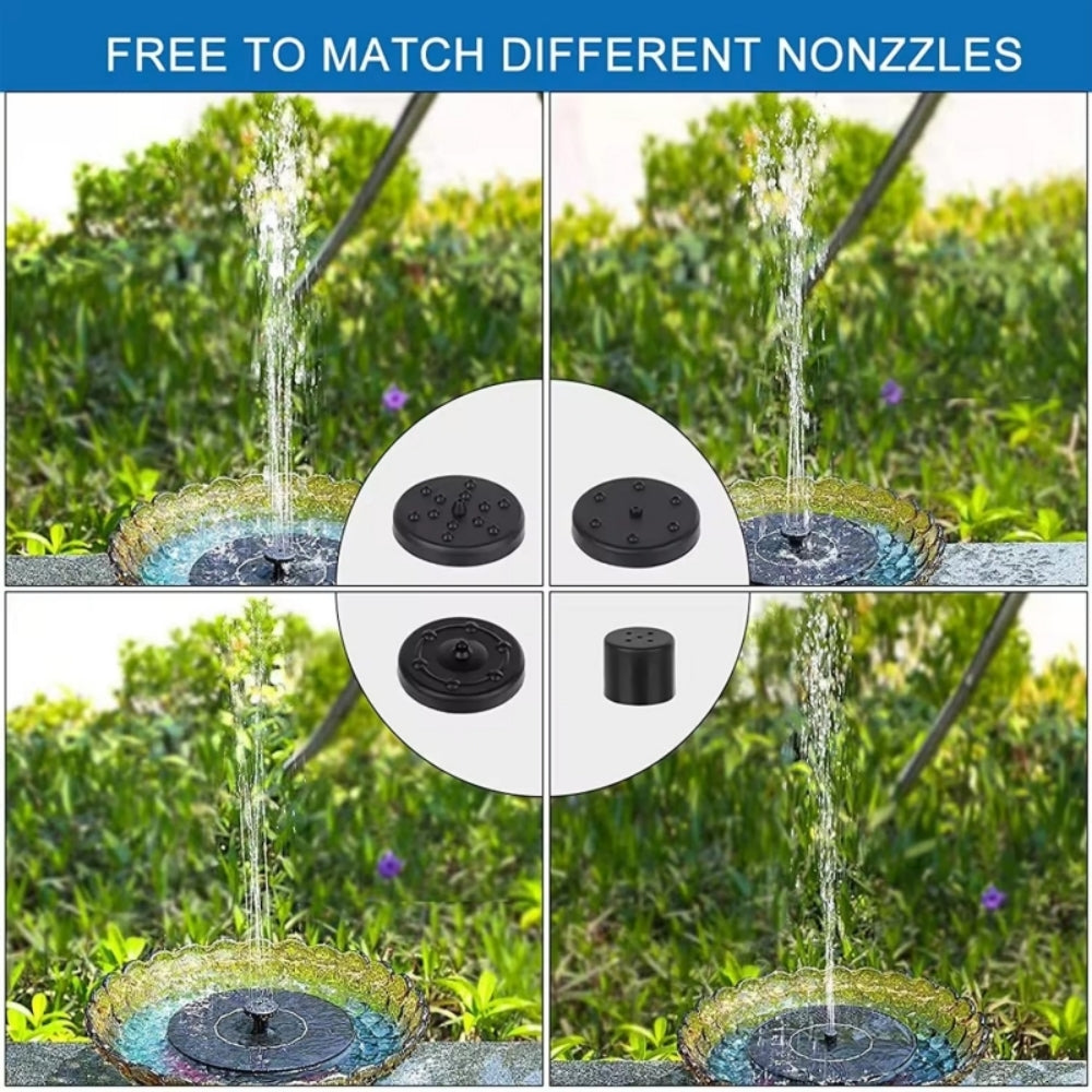 Flowbee - Fontaine solaire élégante pour les oiseaux du jardin
