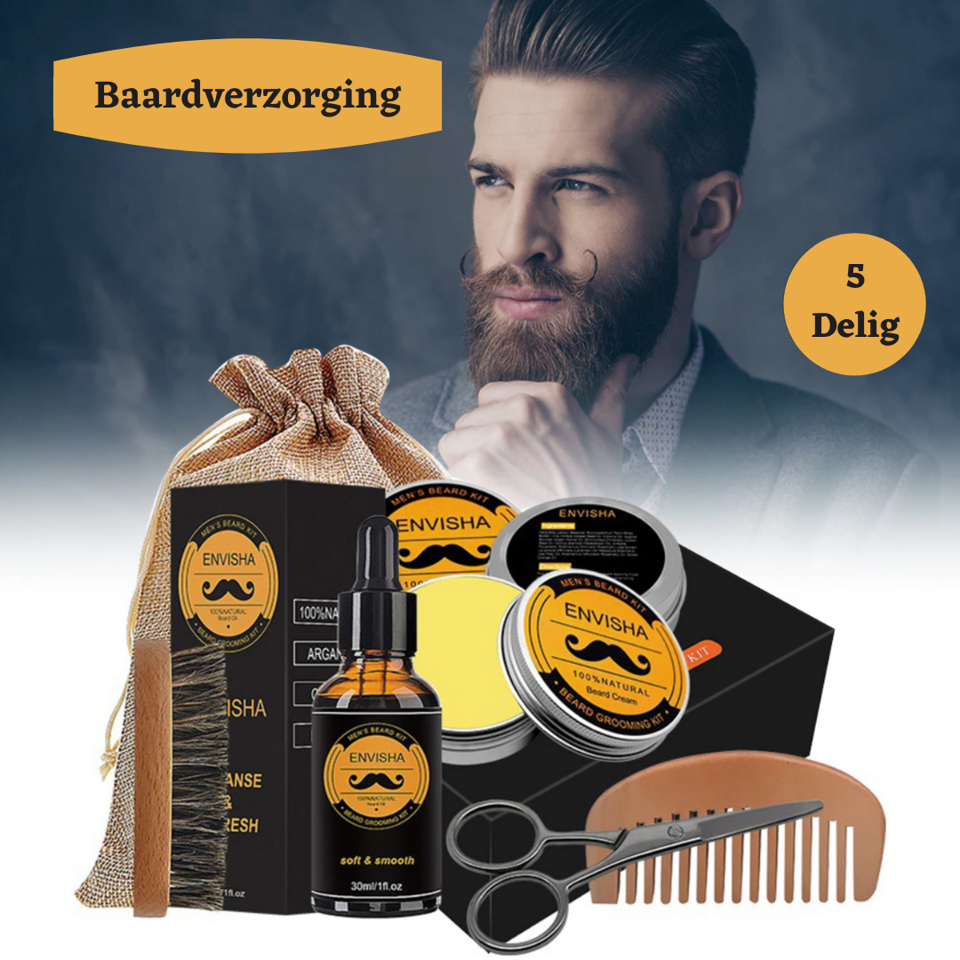 BeardBoost - Kit Soin Croissance Barbe pour Peau