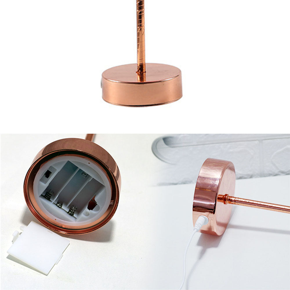 OstrichGlow Nightlight - Lampe Ambiance Pied Rose