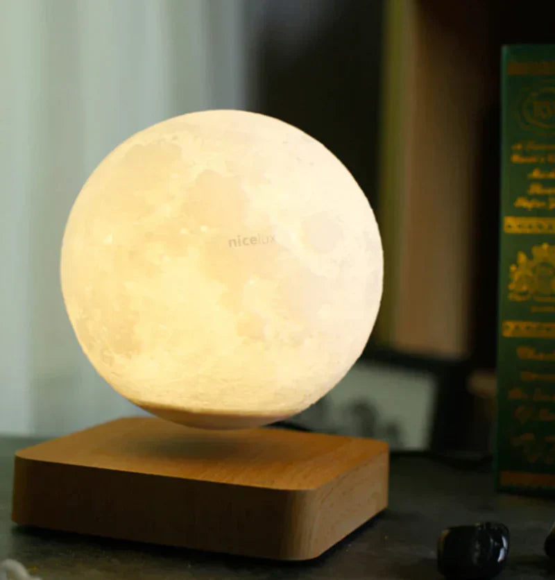 LunaGlow - Lampe lune LED d'ambiance pour intérieur