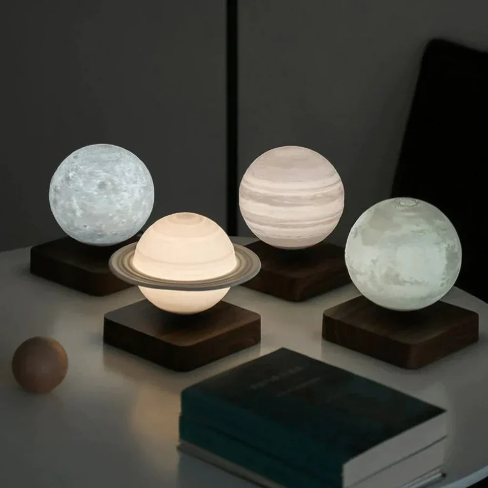 LunaGlow - Lampe lune LED d'ambiance pour intérieur