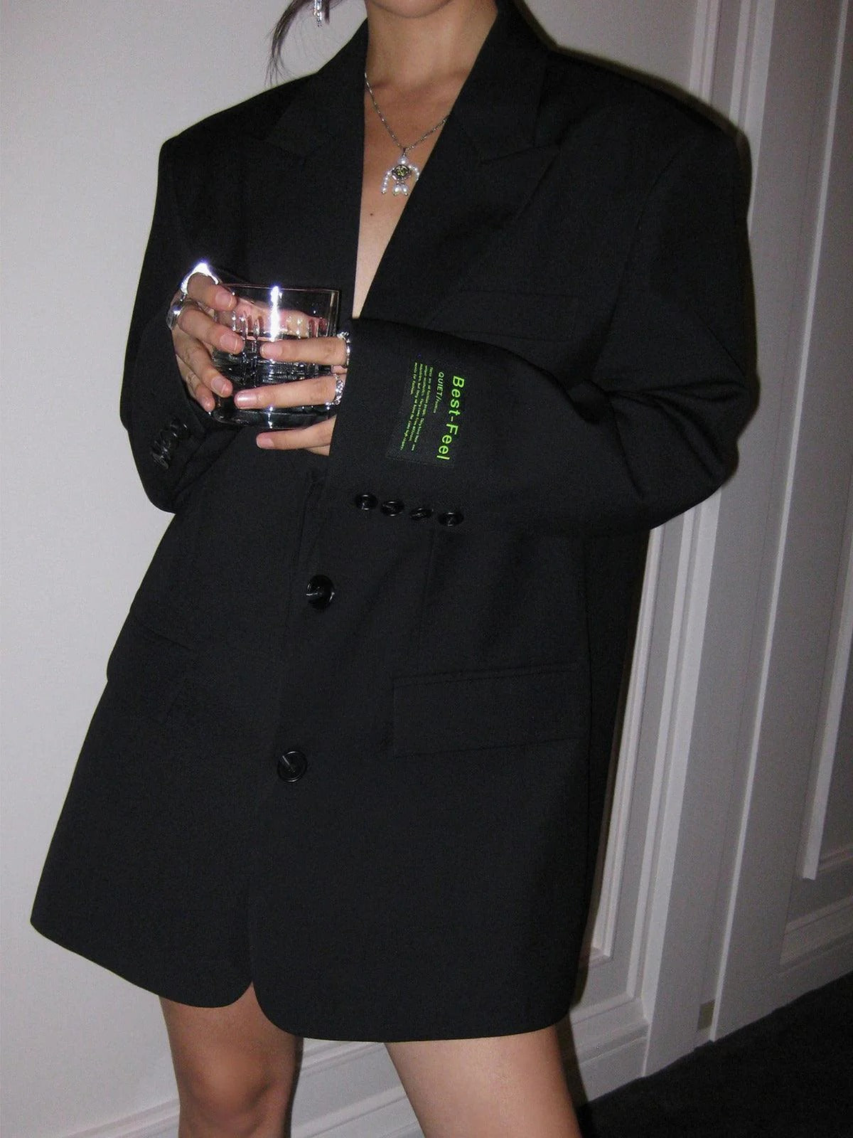 Blazer Oversize Femme - Élégance Classique pour Bureau et Sorties 5