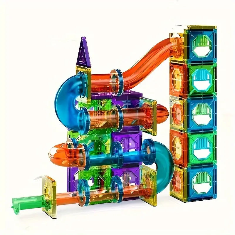 Blocs Magnétiques | Ensemble de Blocs de Construction avec Lumières LED | Jouet Éducatif pour Développement Créatif des Enfants 0