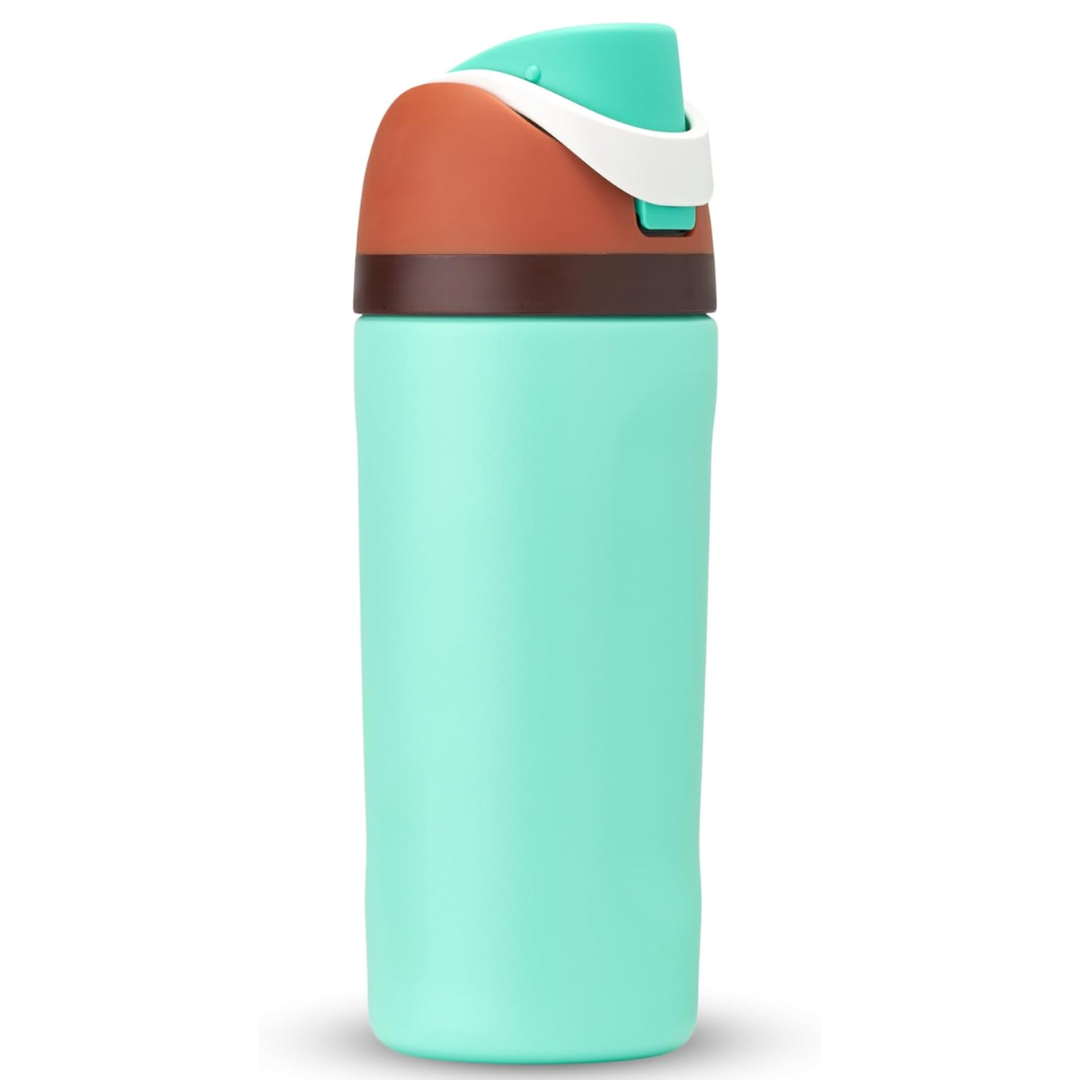 Bouteille Isotherme Inoxydable | Isolation Double Paroi avec Paille Intégrée | Parfait pour Boissons Froides et Chaudes 1