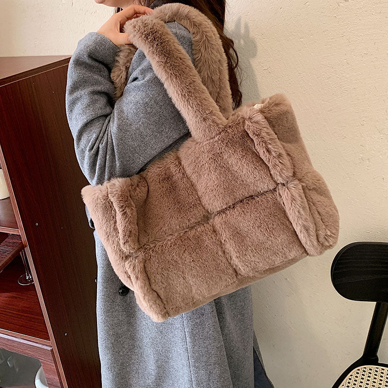 Pipa Plush Bag – Sac Femme Confortable Hivernal