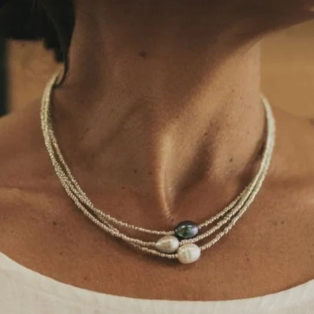Elara Collier Perles Naturelles Vintage – Classé et Durable