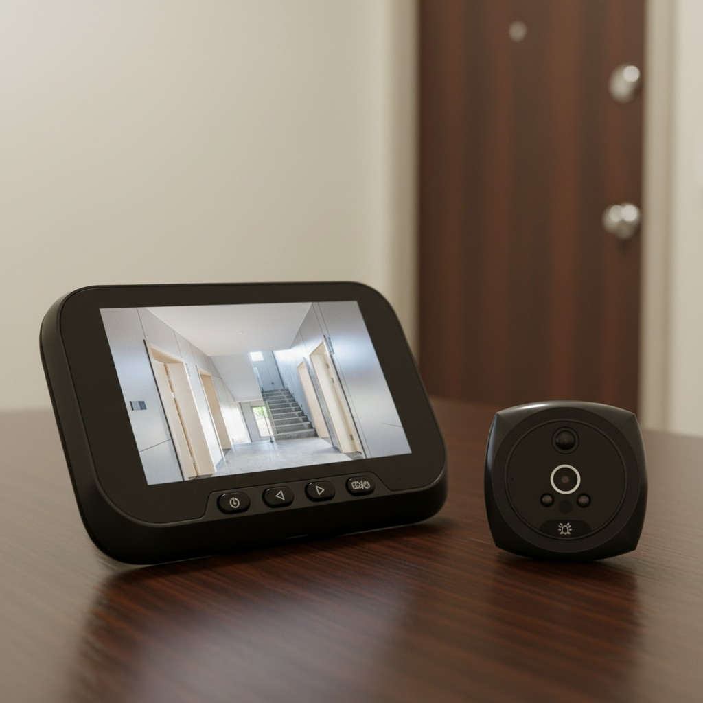 Caméra de Sécurité Numérique avec Écran HD et Vision Nocturne | Surveillance Optimisée pour Votre Maison 1