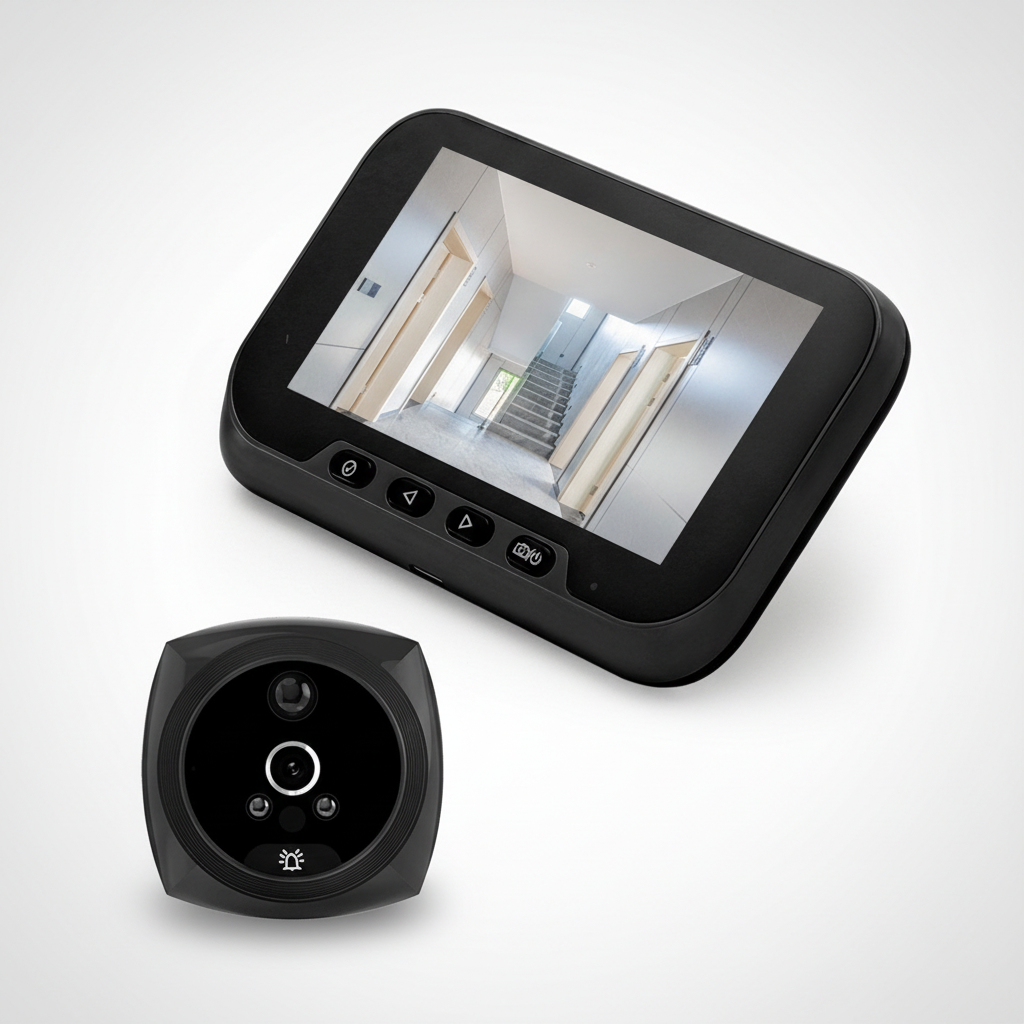 Caméra de Sécurité Numérique avec Écran HD et Vision Nocturne | Surveillance Optimisée pour Votre Maison 2
