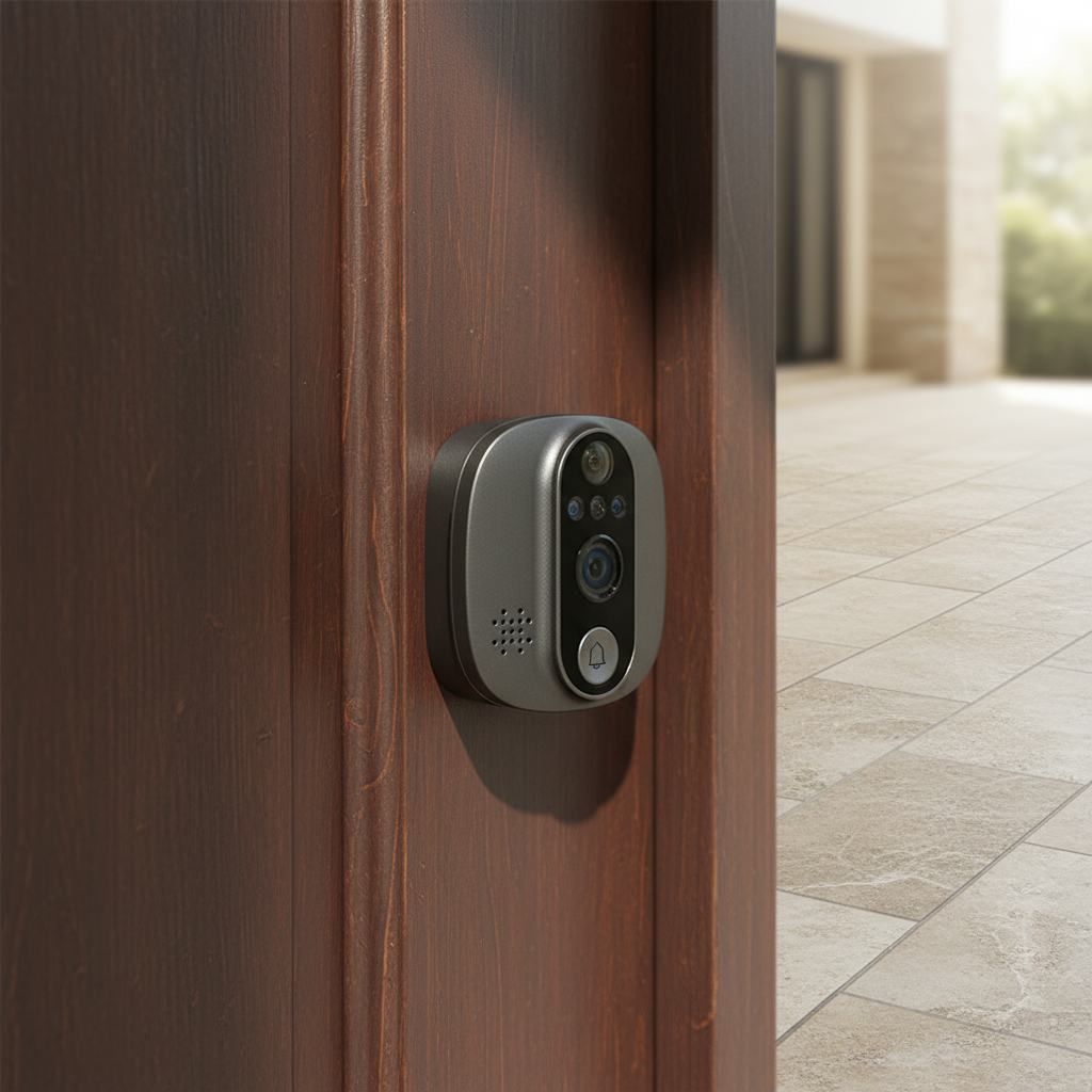 Caméra de Surveillance Sans Fil 1080P avec Vision Nocturne | Sécurité Optimale pour Votre Entrée 1