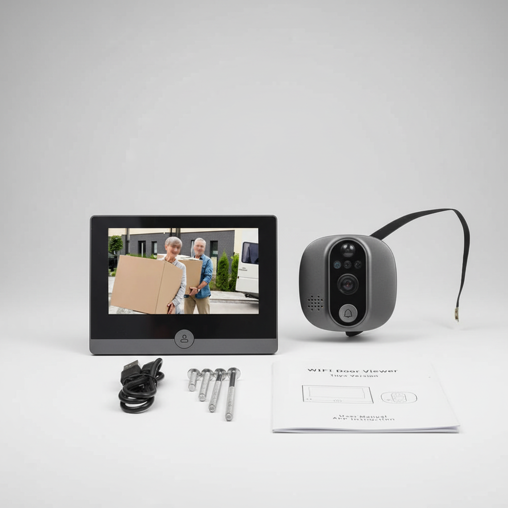Caméra de Surveillance Sans Fil 1080P avec Vision Nocturne | Sécurité Optimale pour Votre Entrée 5