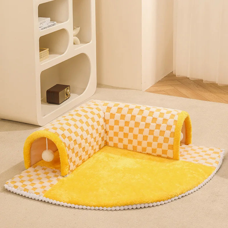 CozyCat Tunnel - Aire de Jeu Stylée pour Chat