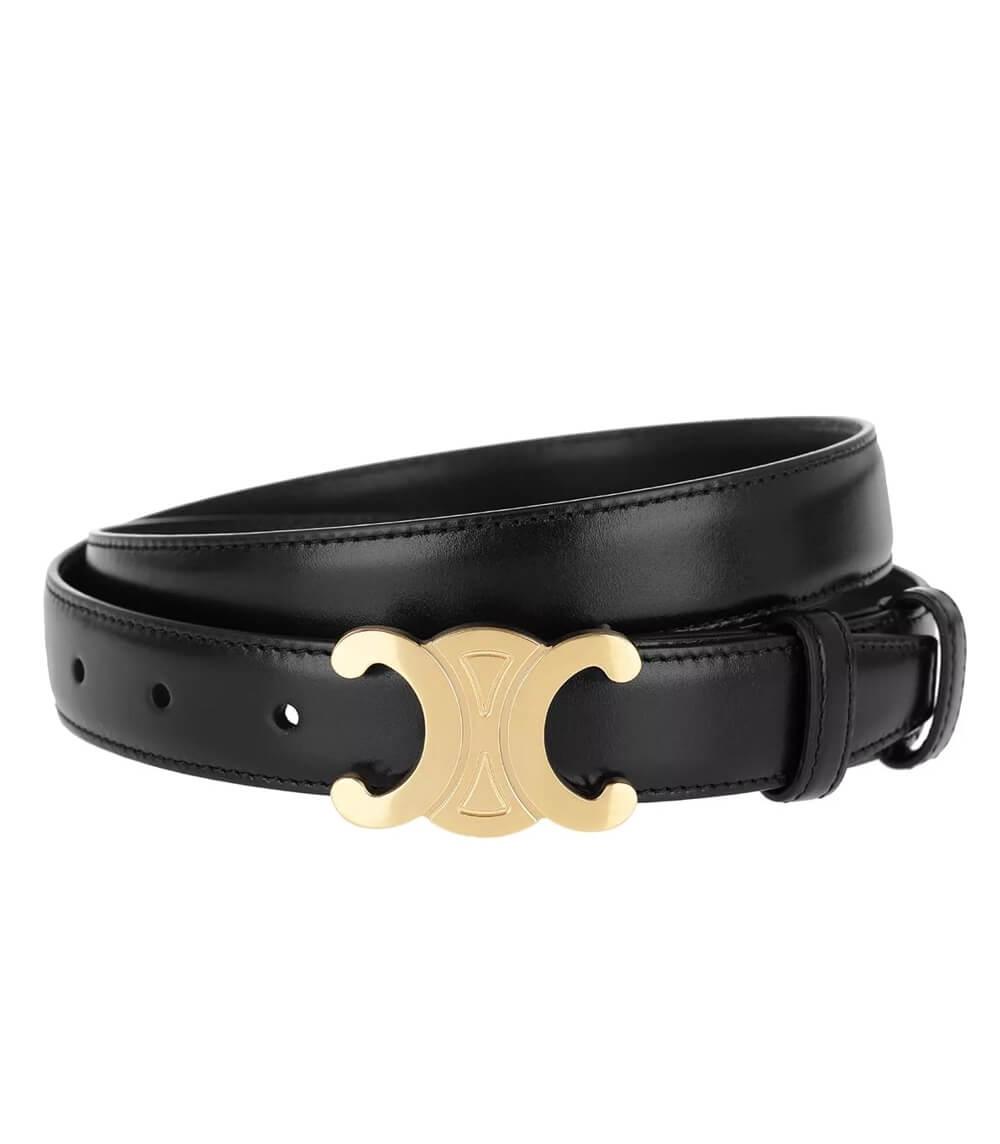 Ceinture Cuir Femme | Ceinture en Cuir PU avec Détails Dorés | Élégance et Confort pour Toutes Occasions 1