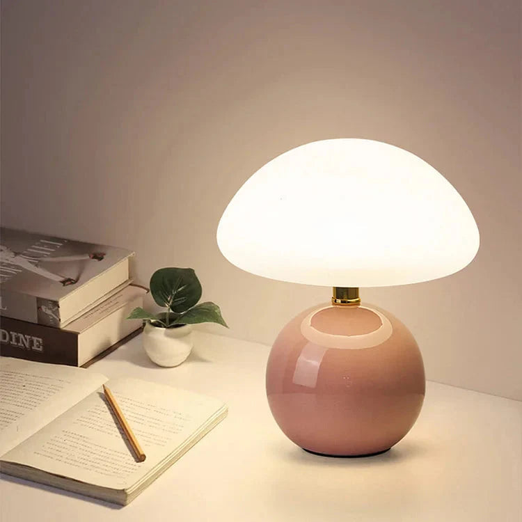 ChampignonLuxe | Élégante Lampe Decorative en Céramique Design Bauhaus 5
