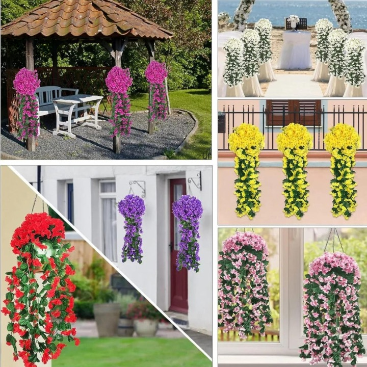 Orchidees Artificielles - Fleurs decoratives en soie de 78 cm