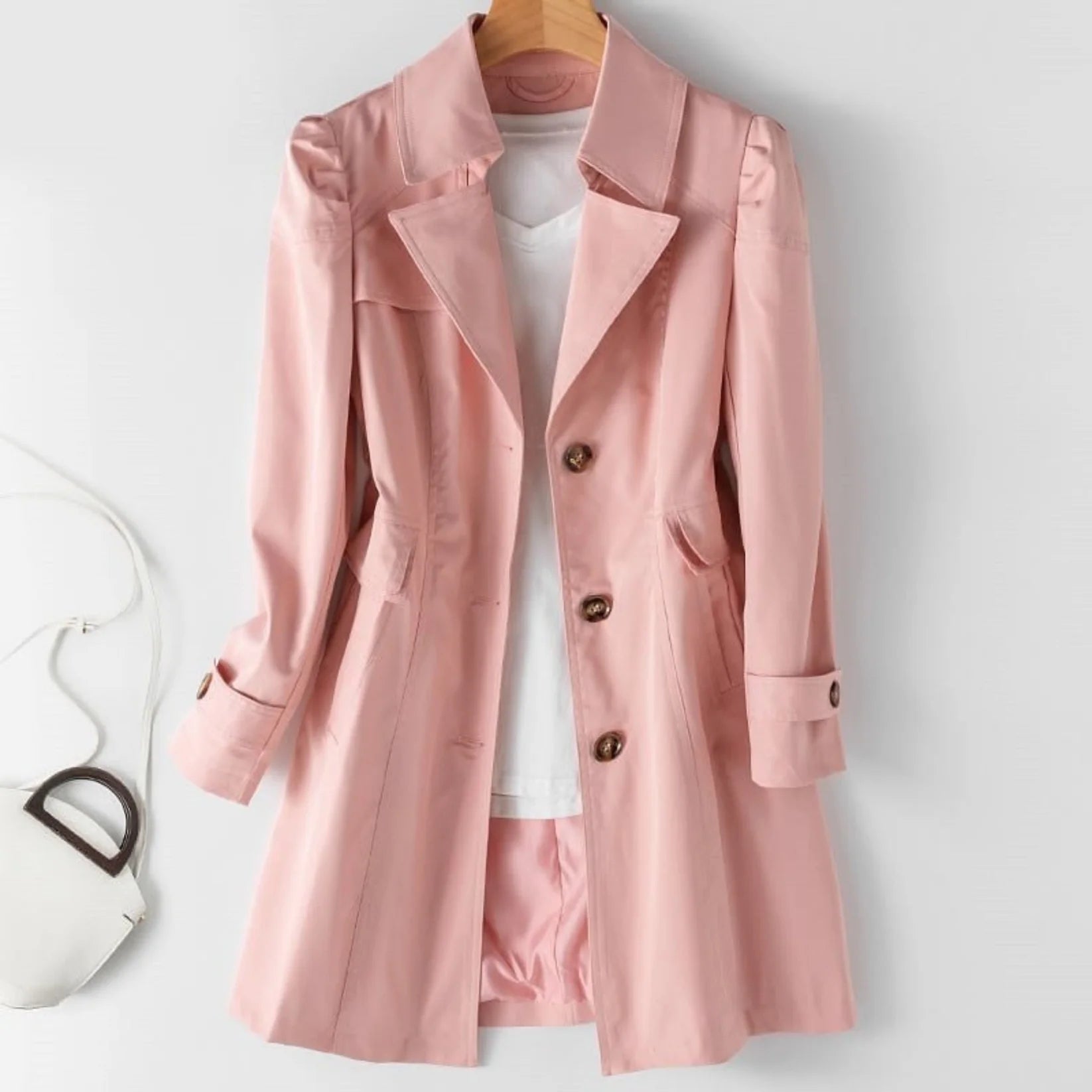 Chloe | Élégant Trench Coat Femme Imperméable pour Automne 3
