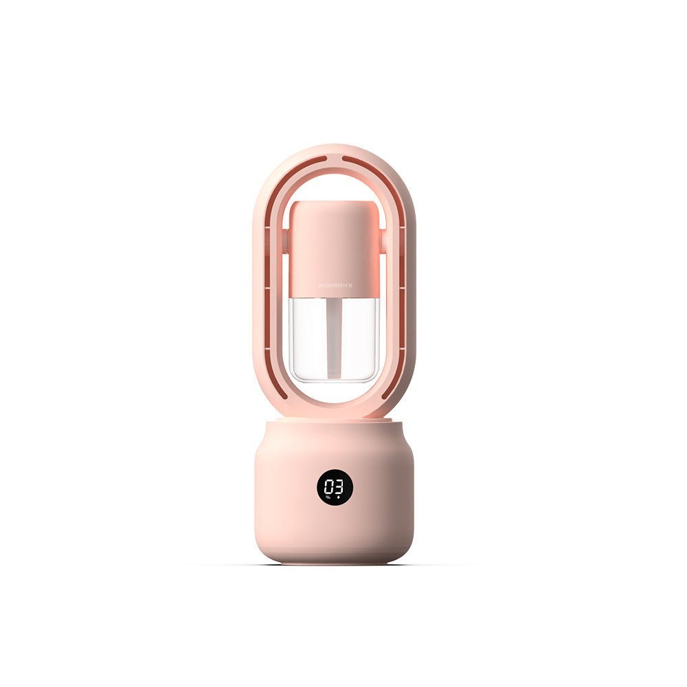 CoolBreeze | Ventilateur Portable avec Humidificateur et Éclairage Ambiant | Design Compact pour Confort Optimal 0