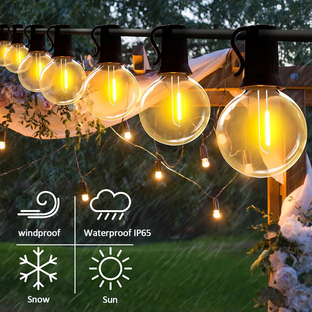 Cordon Lumineux Solaire | Éclairage Solaire Extérieur Étanche avec Chargement Automatique | Ambiance Éclatante pour Votre Jardin 4