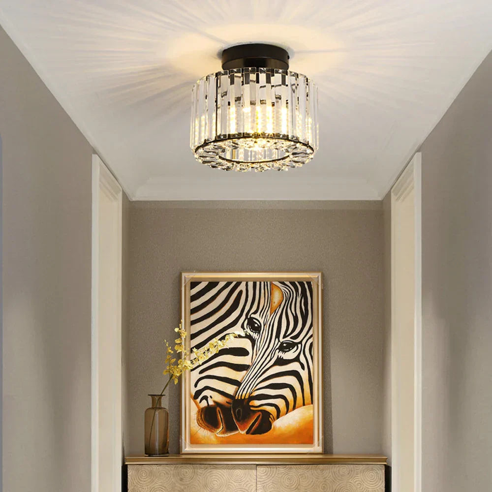 CristalLuxe | Élégante Lampe Plafonnier en Cristal Moderne 1