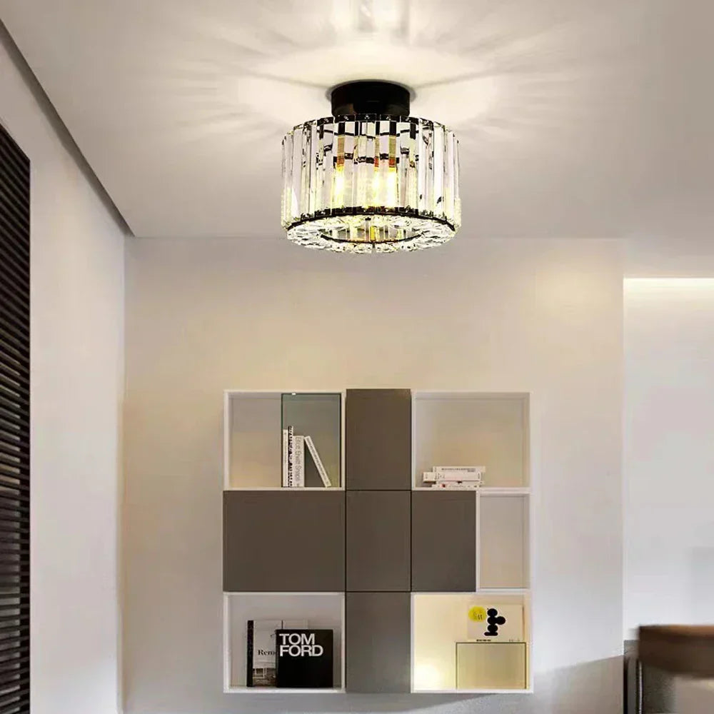 CristalLuxe | Élégante Lampe Plafonnier en Cristal Moderne 4