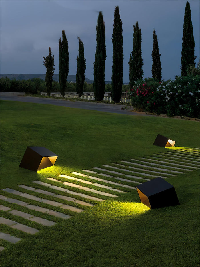 Cube Solar - Lampe Solaire Élégante pour Éclairage de Jardin