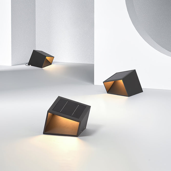 Cube Solar - Lampe Solaire Élégante pour Éclairage de Jardin