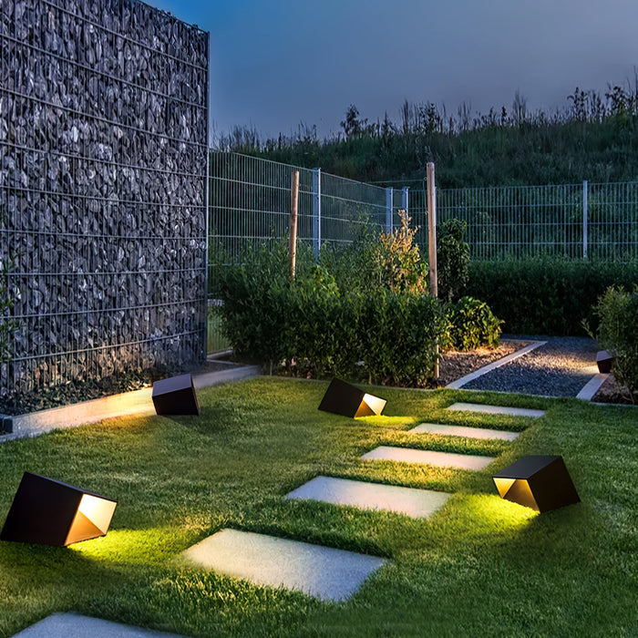 Cube Solar - Lampe Solaire Élégante pour Éclairage de Jardin