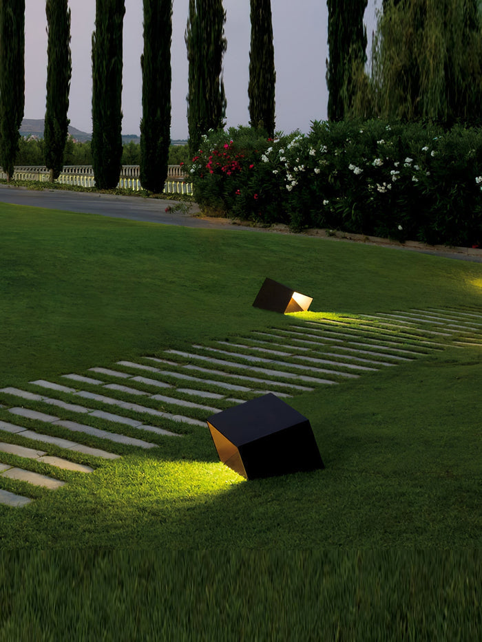 Cube Solar - Lampe Solaire Élégante pour Éclairage de Jardin