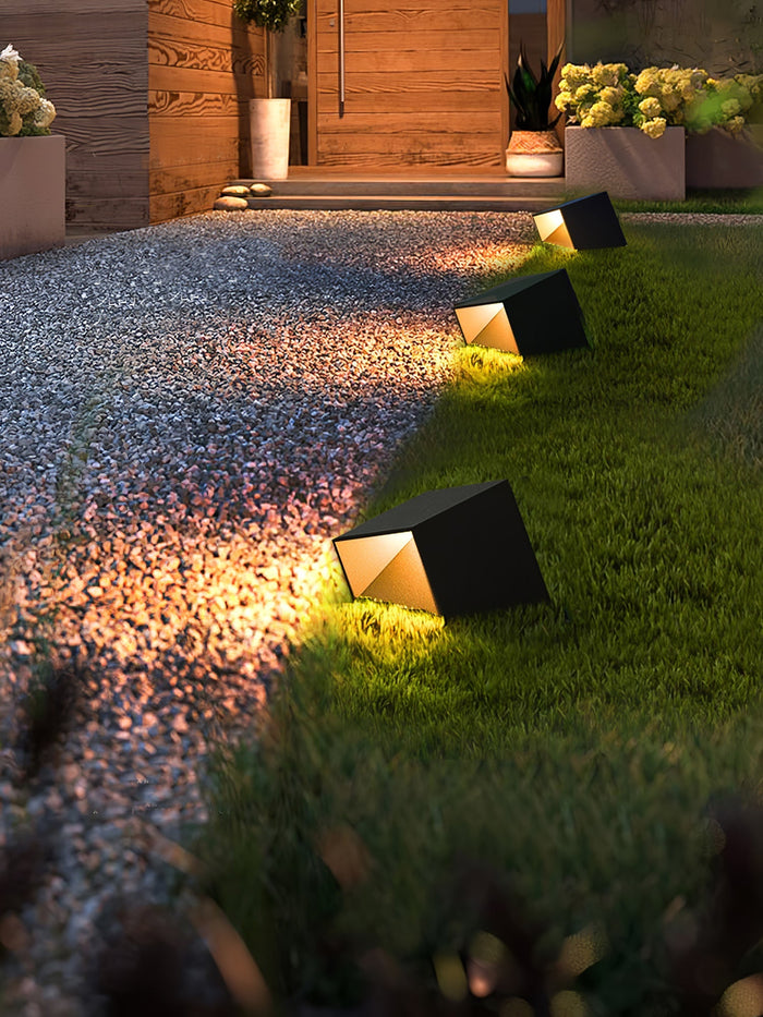 Cube Solar - Lampe Solaire Élégante pour Éclairage de Jardin