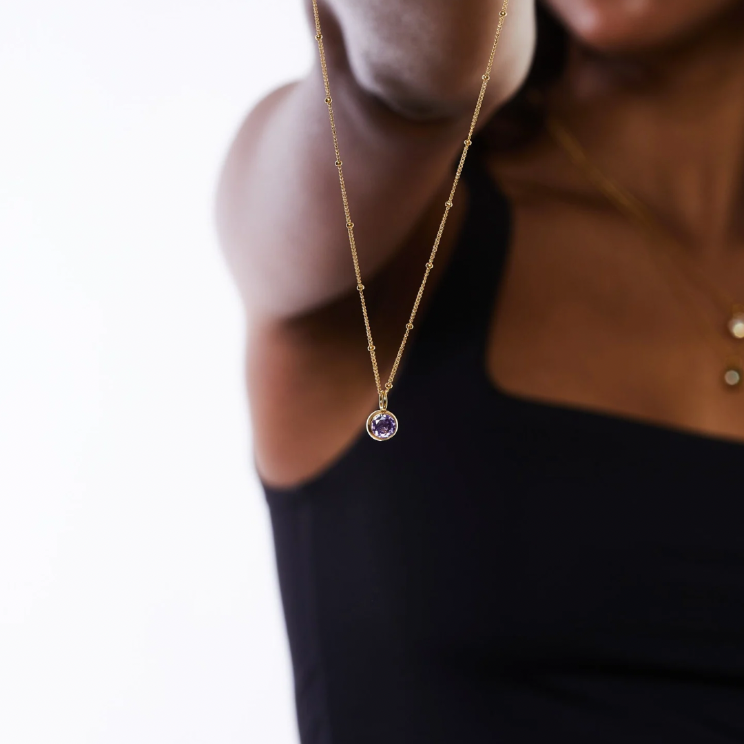 Collier Pierre de Naissance Aurora - 12 Mois