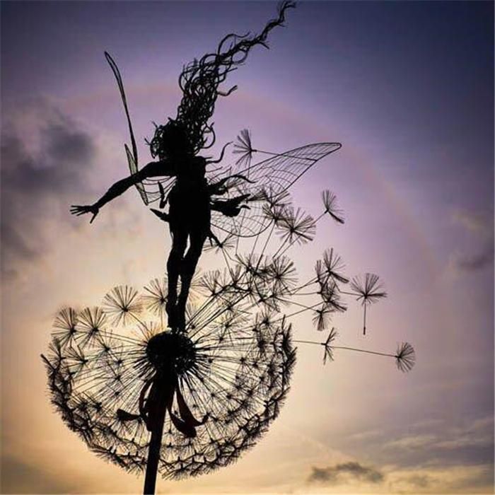 Décoration Jardin Enchantée | Artisanat Unique avec Effet Magique | Décoration Extérieure Résistante aux Intempéries 8