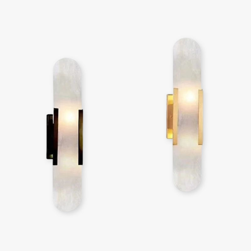 DolomiteNoirOr | Élégante Applique Murale Design LED pour Chambre et Salon 4