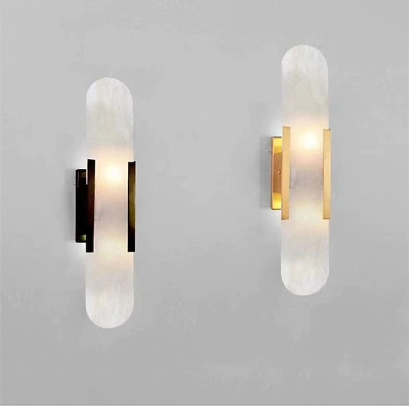 DolomiteNoirOr | Élégante Applique Murale Design LED pour Chambre et Salon 5