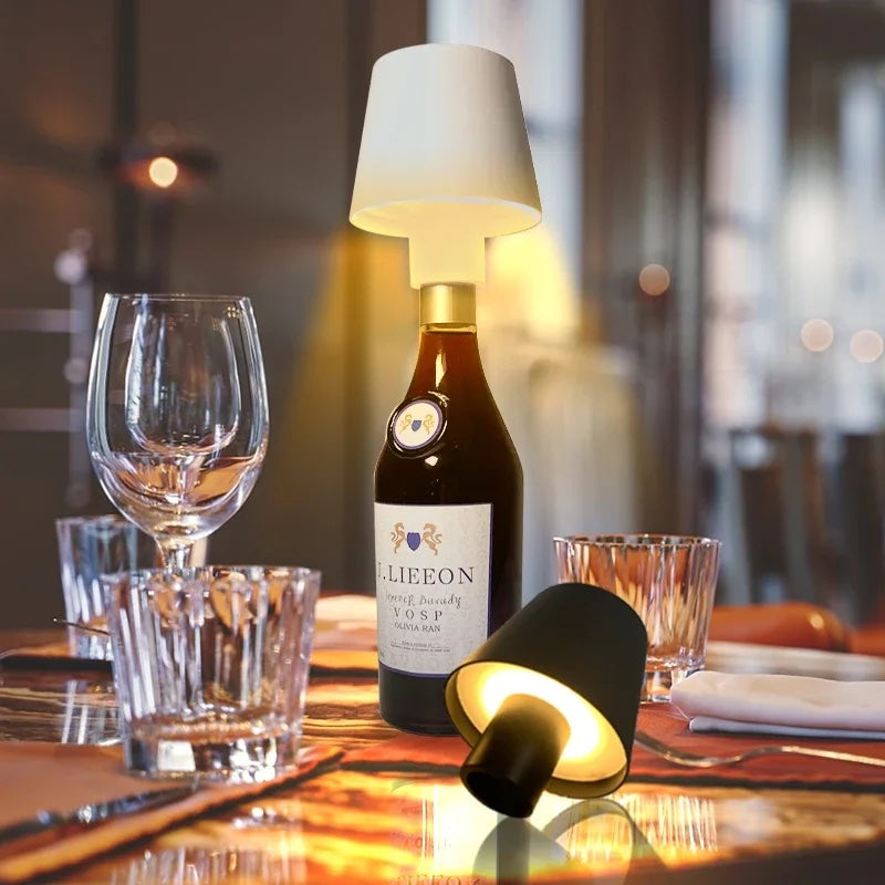 Bottlelight - Lampe de bouteille LED sans fil rechargeable