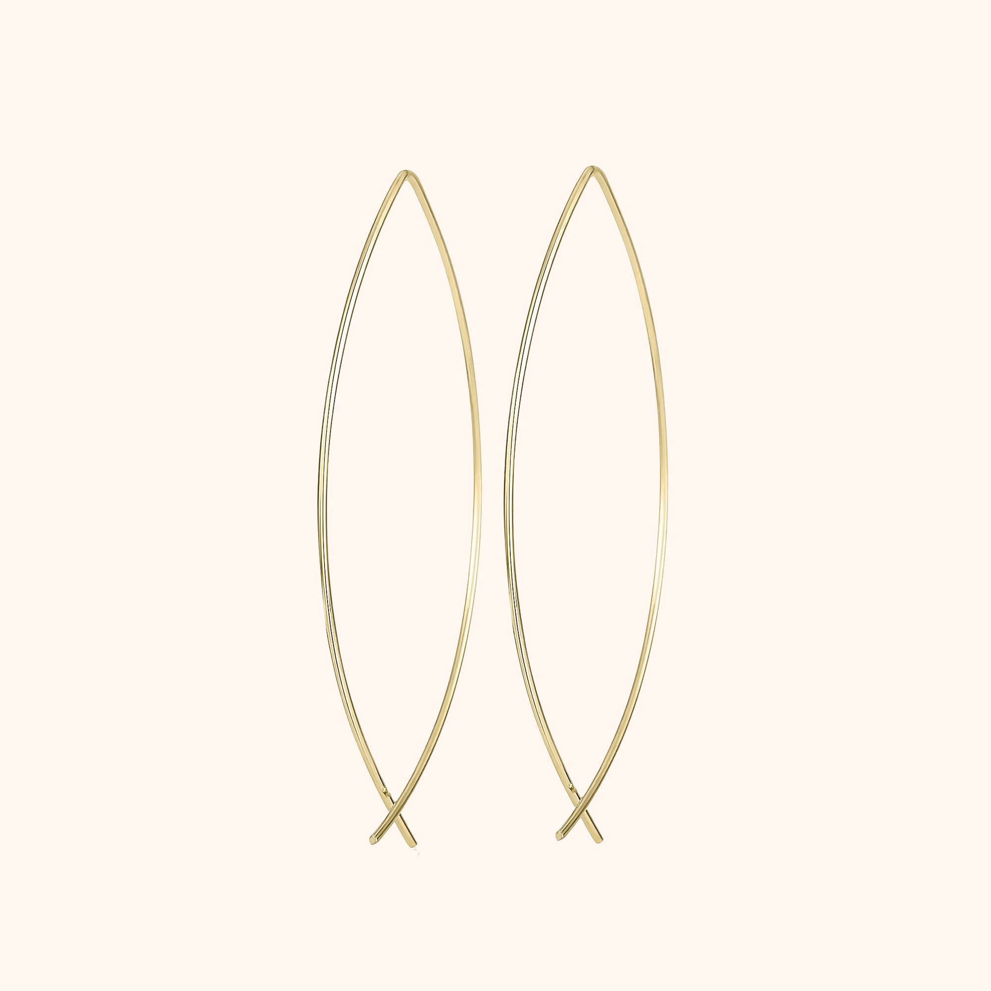 Lina - Boucles d'oreilles minimalistes en argent chic et léger