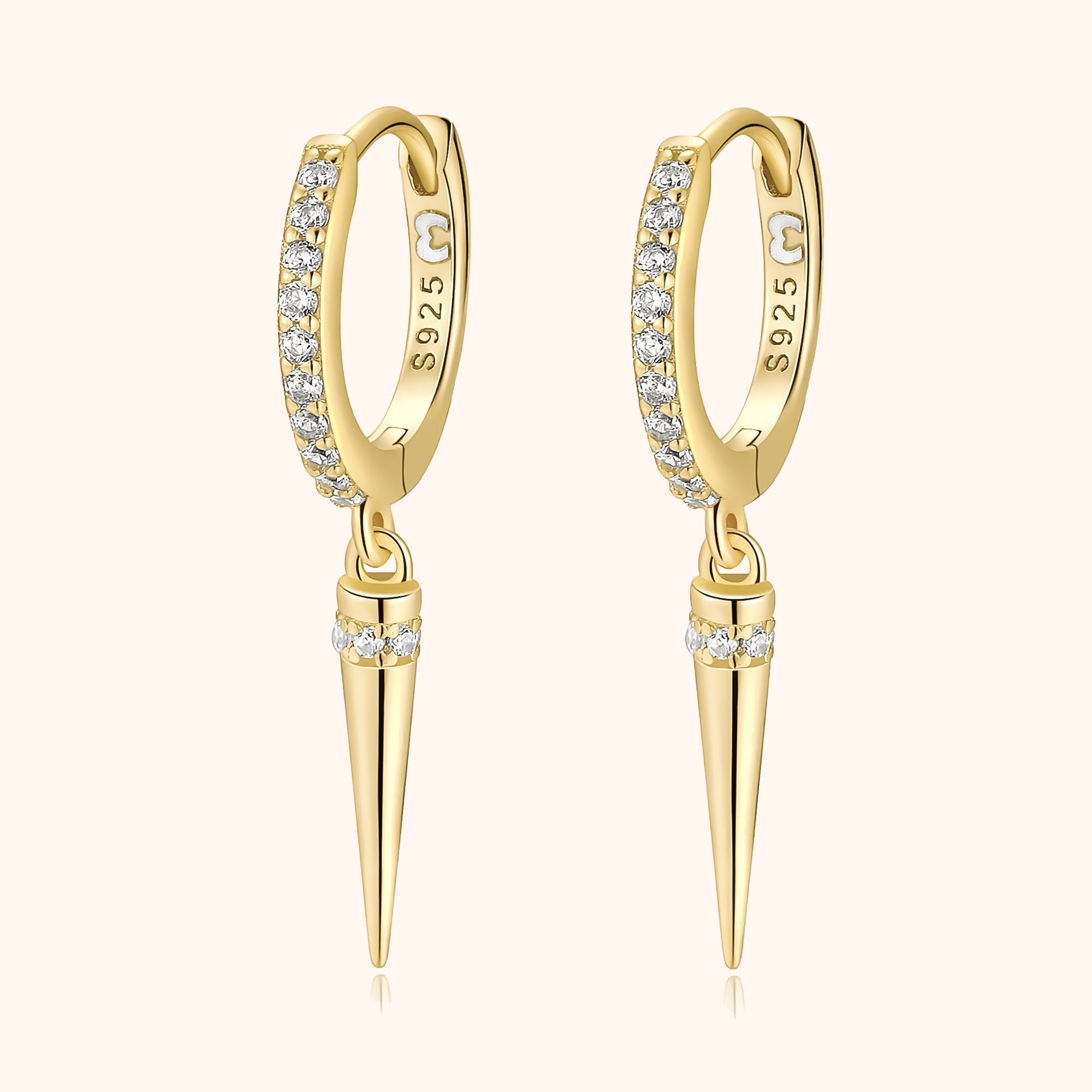 Sophia - Boucles d'oreilles pendantes à la zircone chic