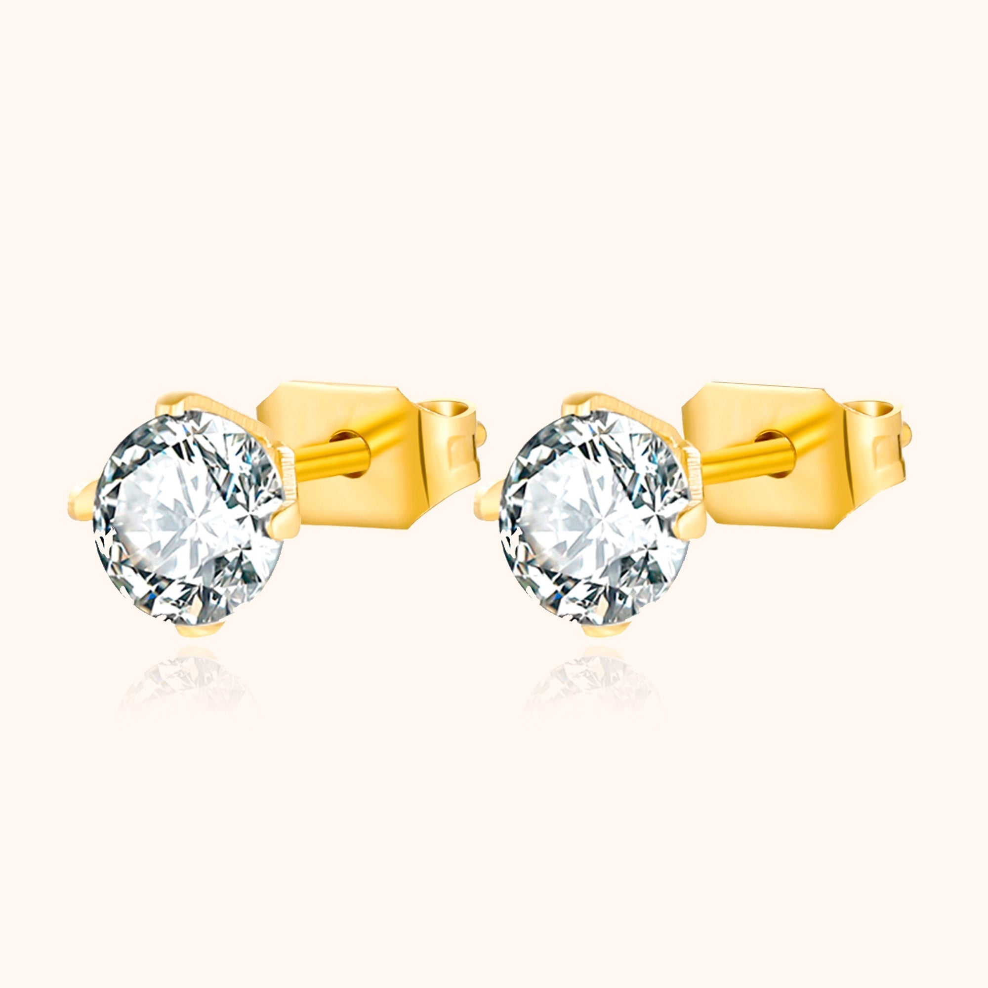 Mira - Mini boucles d'oreilles à la zircone scintillante