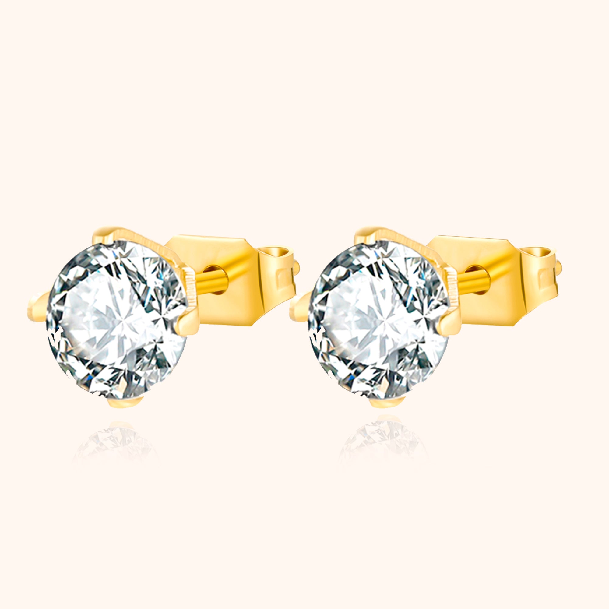 Mira - Mini boucles d'oreilles à la zircone scintillante