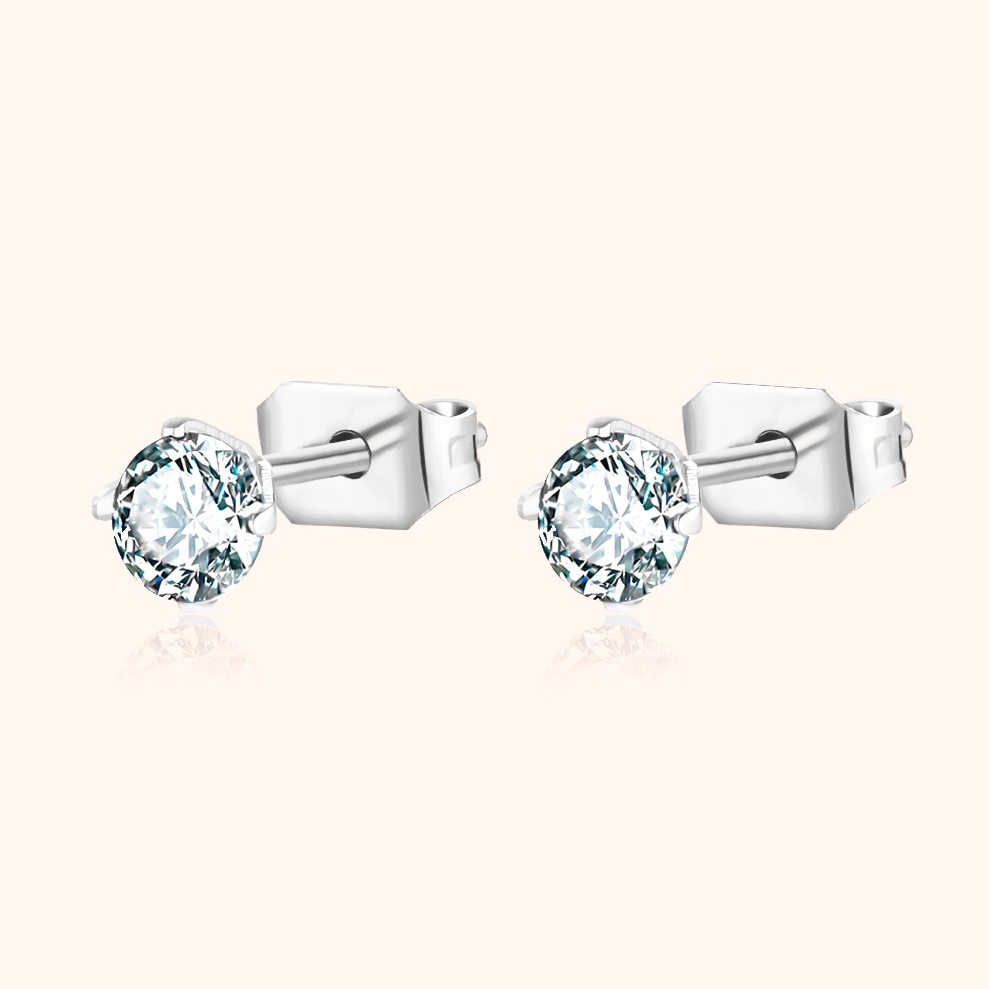 Mira - Mini boucles d'oreilles à la zircone scintillante