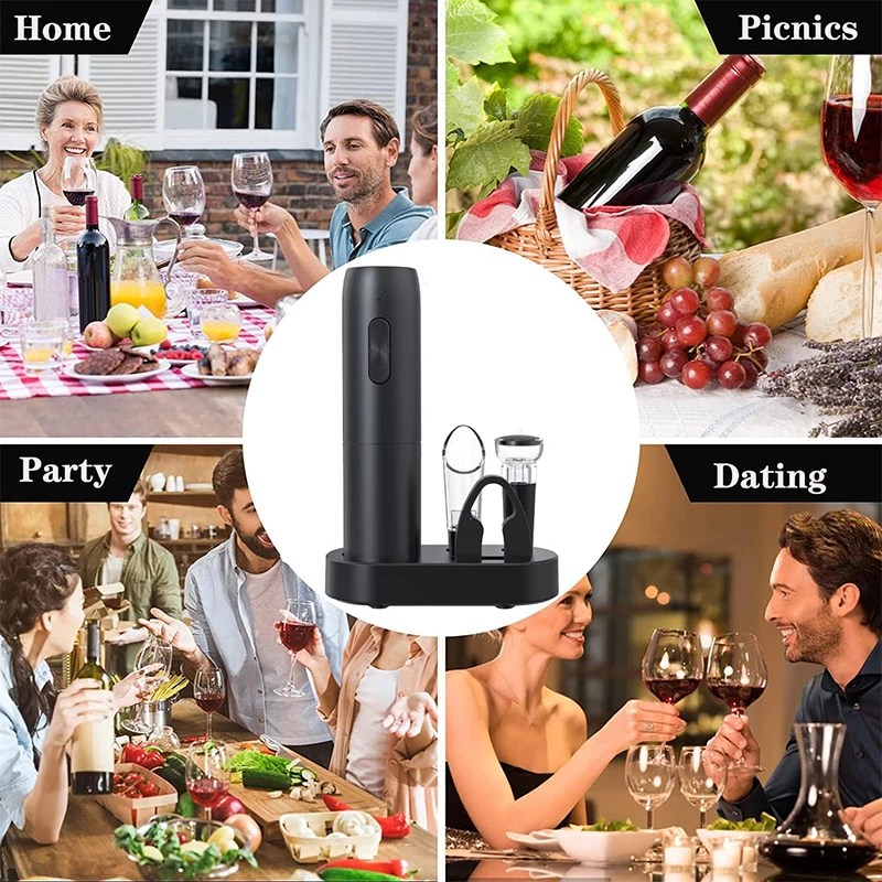 VinoEase - Tire-Bouchon Électrique Rechargeable