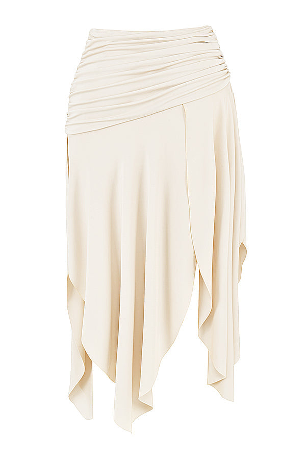 Ensemble Corset Élégant et Jupe Midi Drapée - Tenue Chic pour Soirées 7