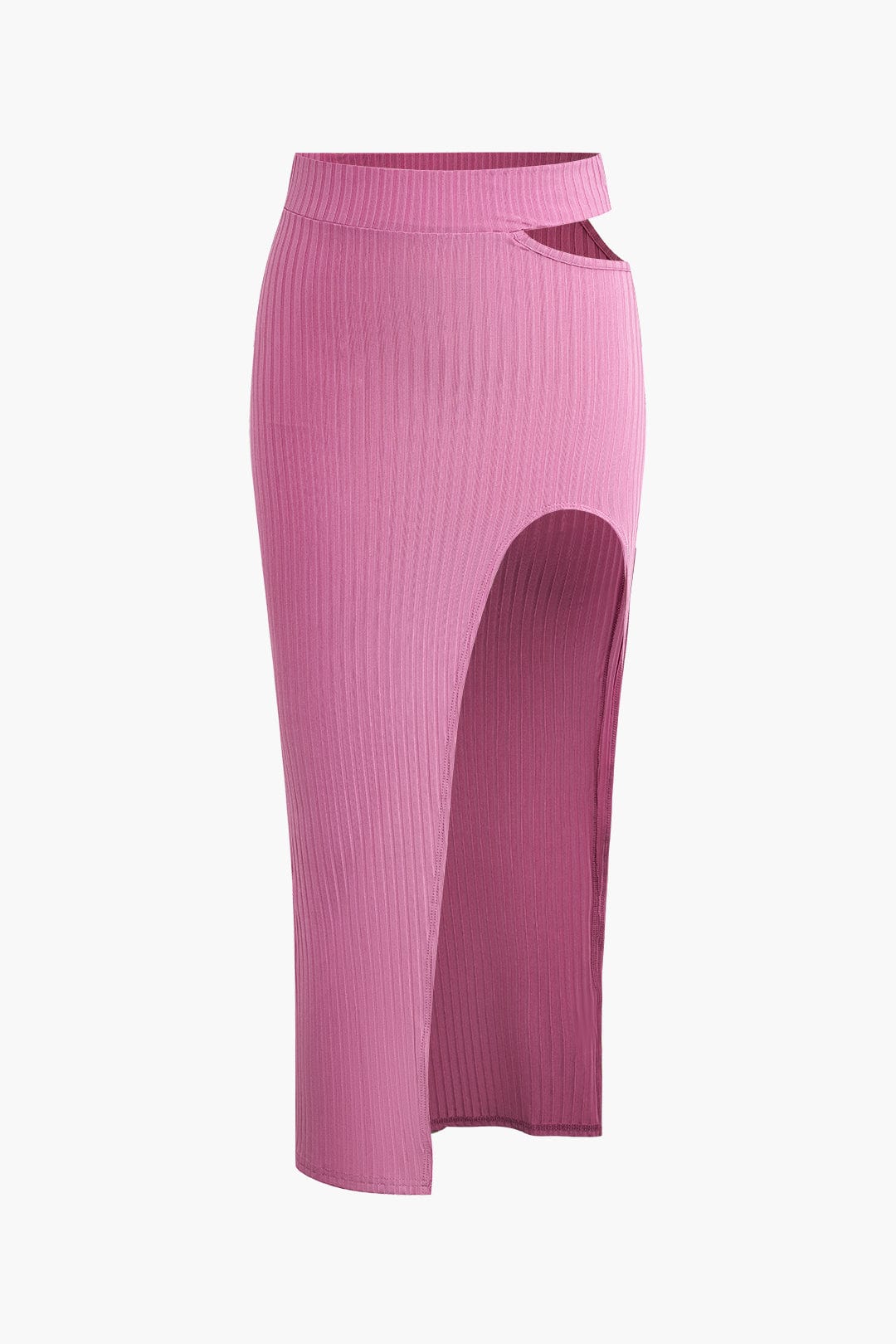 Ensemble Femme Élégant à Une Épaule - Jupe Fendue et Haut Asymétrique pour Soirées 4