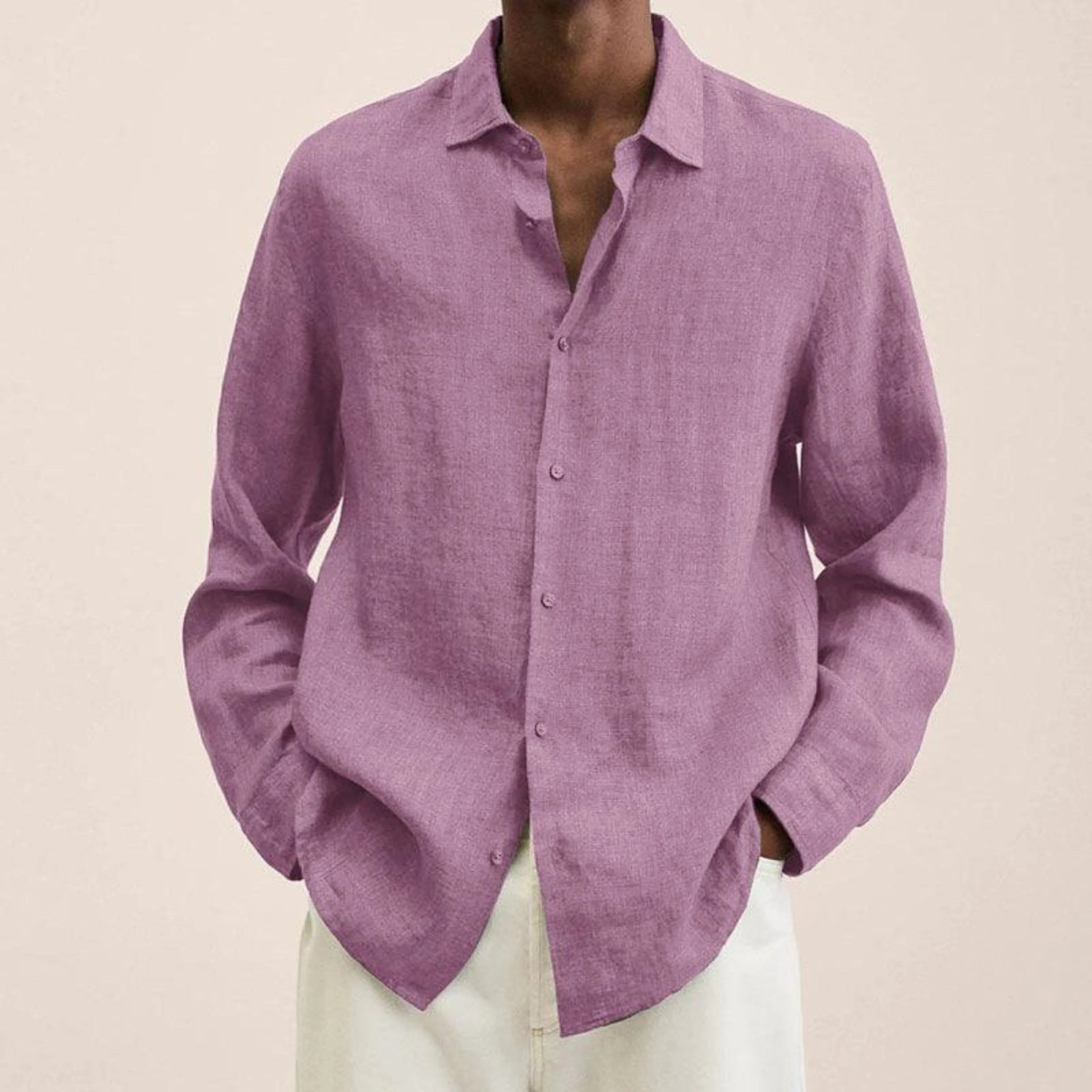 Ethan | Élégante Chemise en Lin Ajustée 3