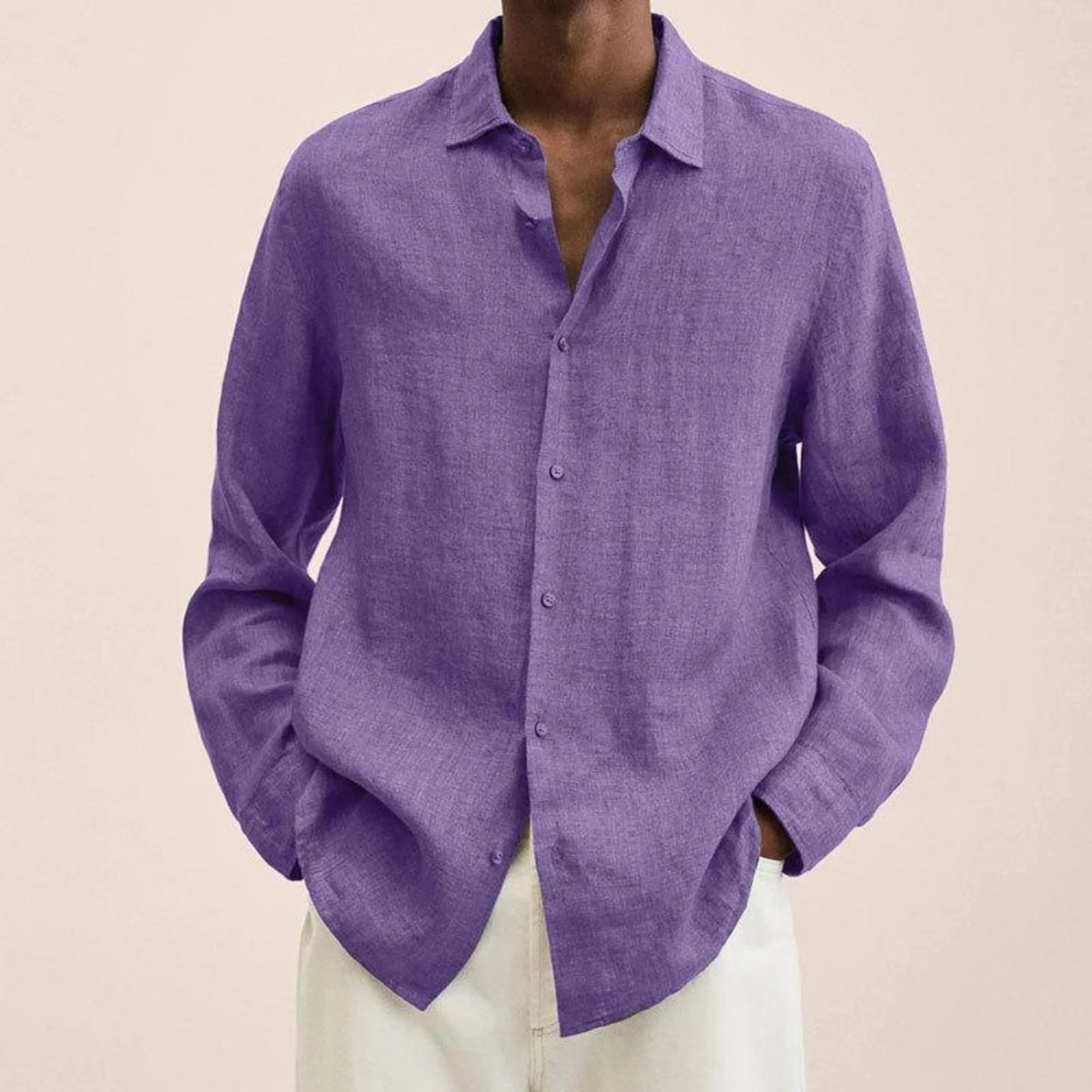Ethan | Élégante Chemise en Lin Ajustée 9