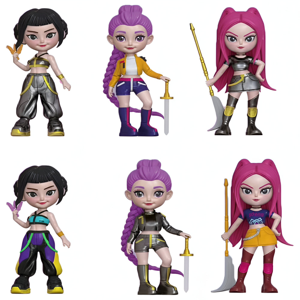 Figurines d'Action Anime | Ensemble de 6 Personnages Uniques avec Détails Soignés | Idéal pour Jouer et Collectionner 5